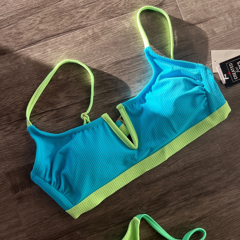 SALT + COVE | NWT Blue Bikini Top